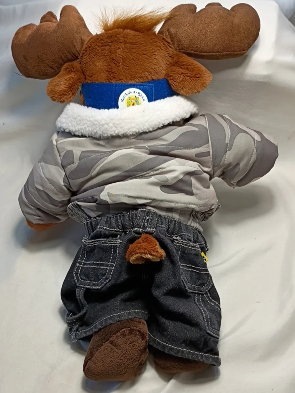 Build A Bear Hal Christmas Moose Plush Lights On Antlers Googles Jacket Pants